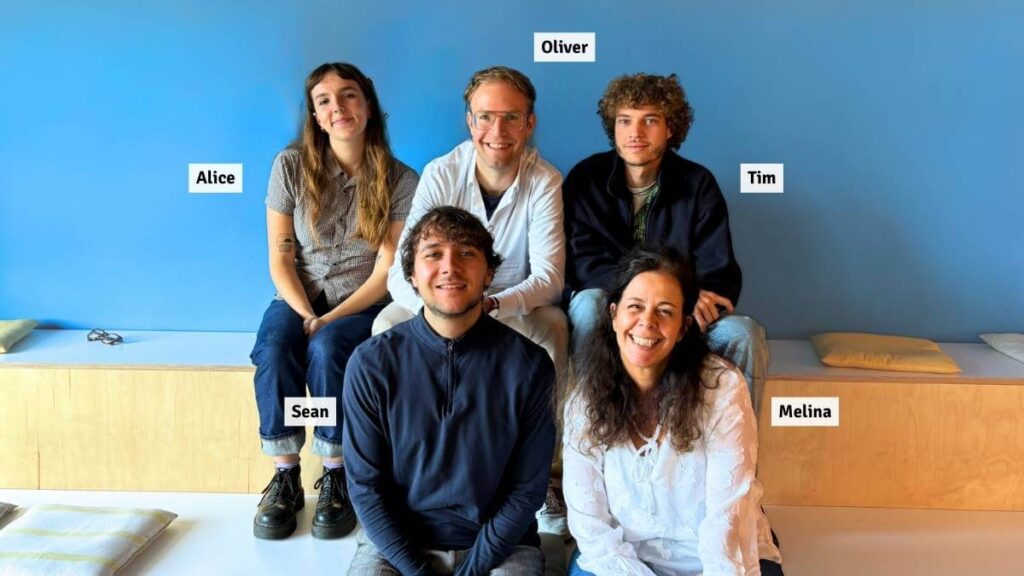 Alice, Oliver, Tim, Sean und Melina